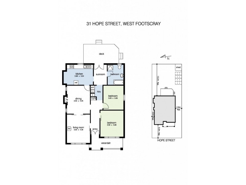 31 Hope Street, West Footscray VIC 3012 Floorplan