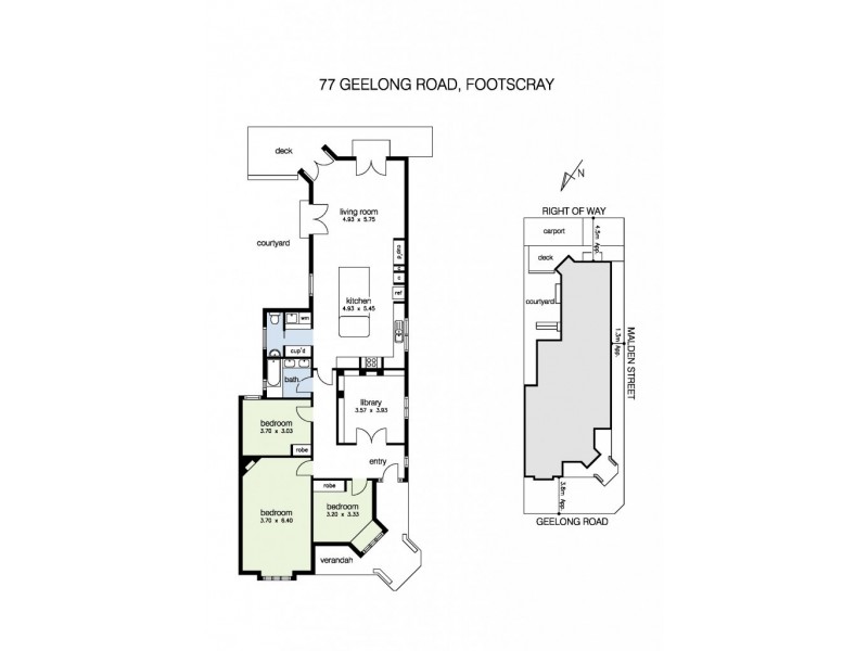 77 Geelong Road, Footscray VIC 3011 Floorplan