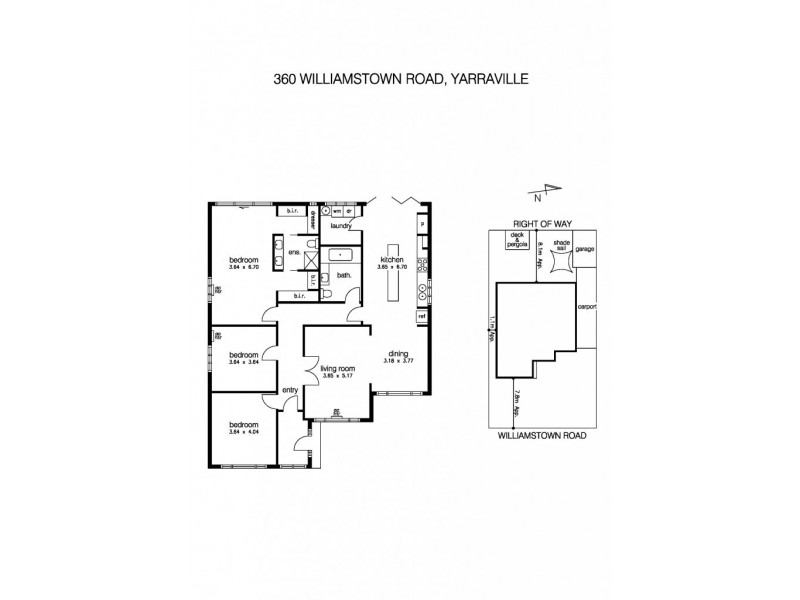 360 Williamstown Road, Yarraville VIC 3013 Floorplan