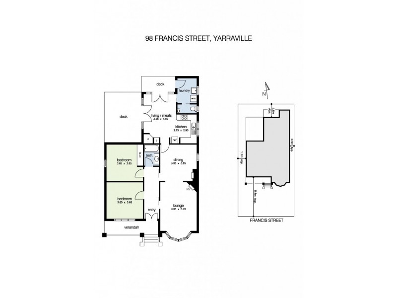 98 Francis Street, Yarraville VIC 3013 Floorplan