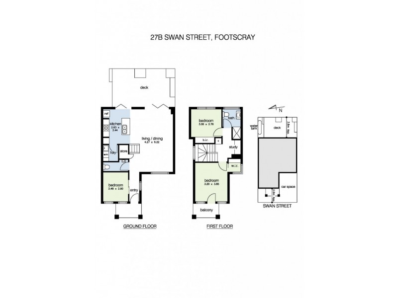 27B Swan Street, Footscray VIC 3011 Floorplan