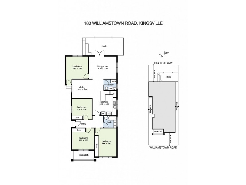 180 Williamstown Road, Kingsville VIC 3012 Floorplan