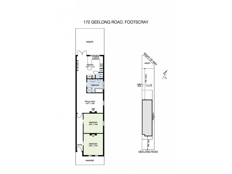 172 Geelong Road, Footscray VIC 3011 Floorplan