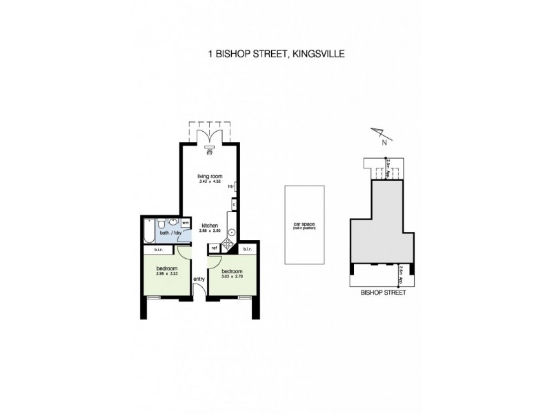 1 Bishop Street, Kingsville VIC 3012 Floorplan