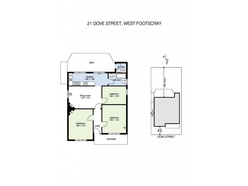 21 Dove Street, West Footscray VIC 3012 Floorplan