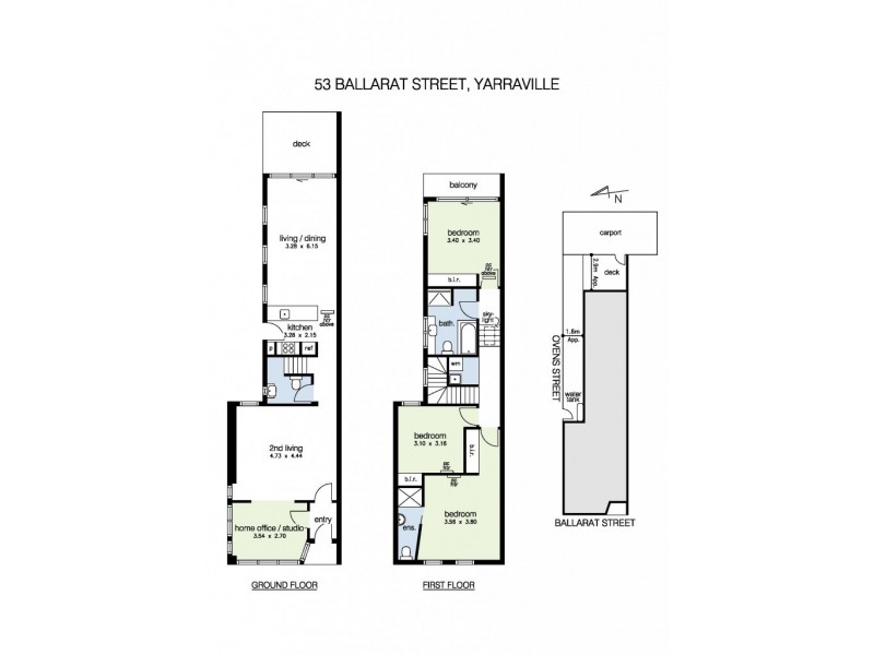 53 Ballarat Street, Yarraville VIC 3013 Floorplan