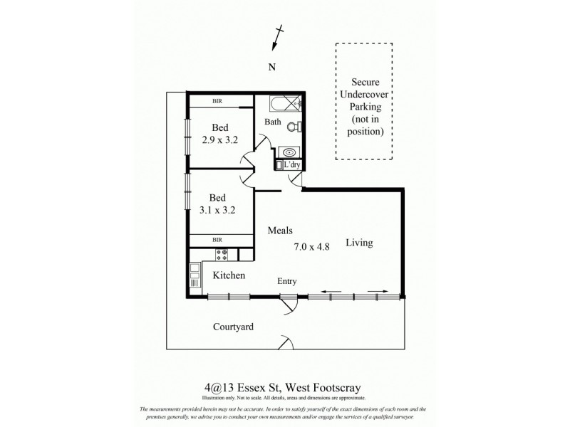 4/13-17 Essex Street, Footscray VIC 3011 Floorplan