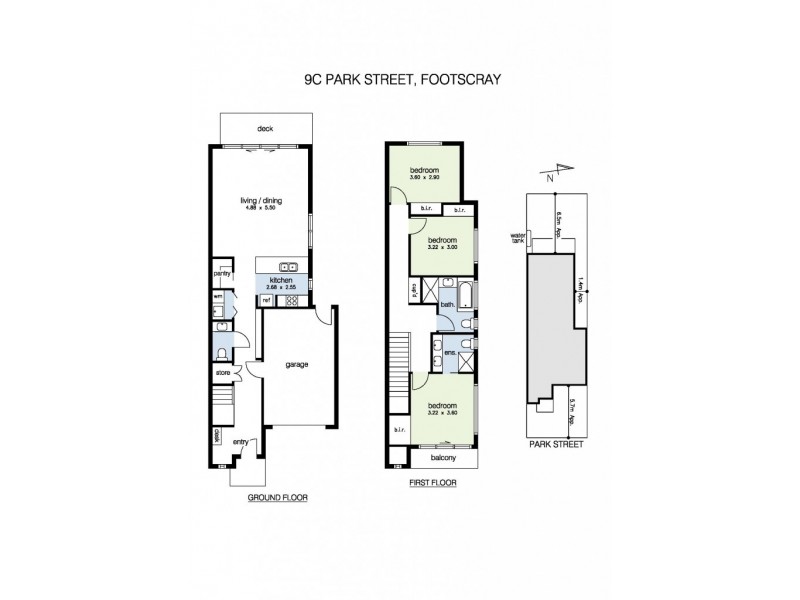 9C Park Street, Footscray VIC 3011 Floorplan
