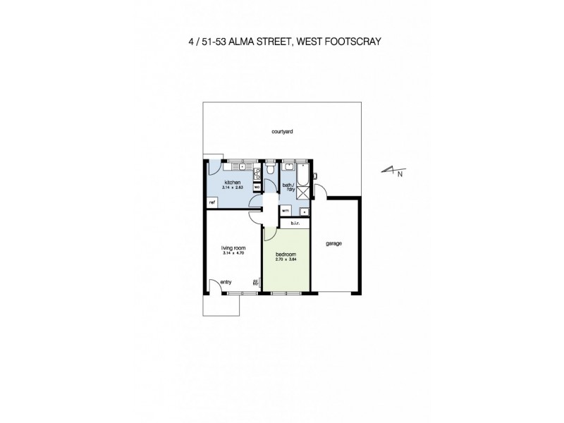 4/51-53 Alma Street, West Footscray VIC 3012 Floorplan