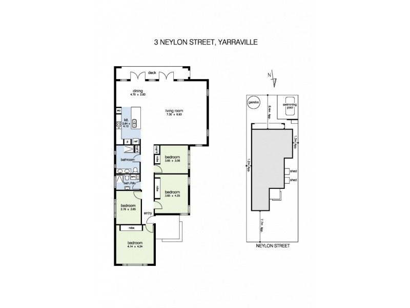 3 Neylon Street, Yarraville VIC 3013 Floorplan