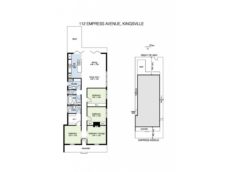 112 Empress Avenue, Kingsville VIC 3012 Floorplan