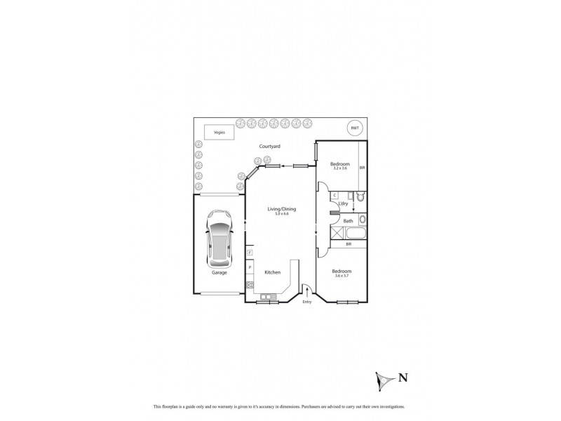 7/12 Market Street, West Footscray VIC 3012 Floorplan