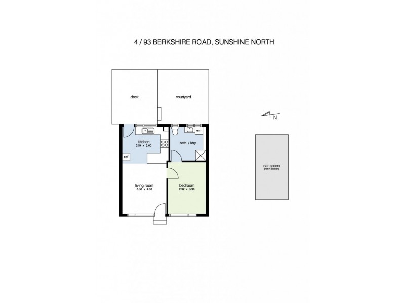 4/93 Berkshire Road, Sunshine North VIC 3020 Floorplan