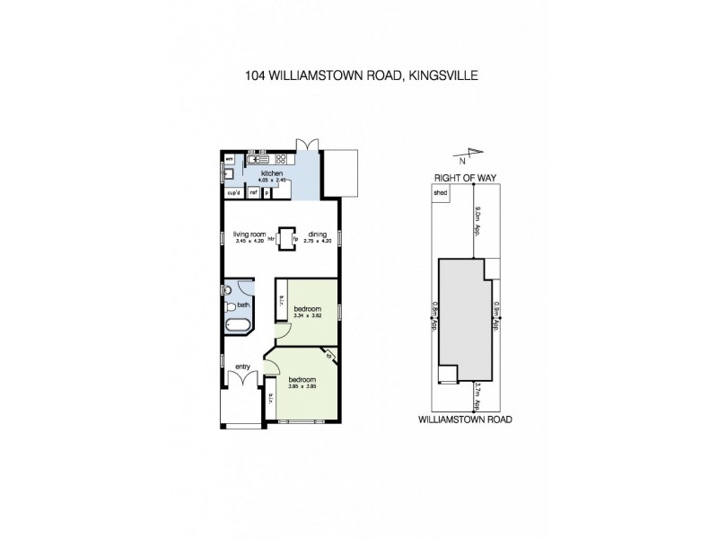 104 Williamstown Road, Kingsville VIC 3012 Floorplan