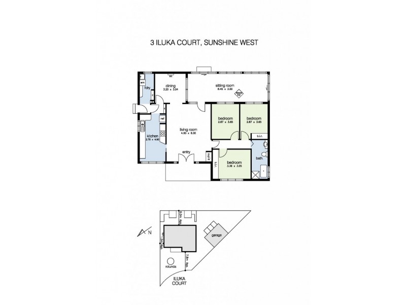 3 Iluka Court, Sunshine West VIC 3020 Floorplan