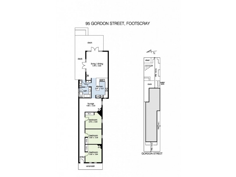 95 Gordon Street, Footscray VIC 3011 Floorplan
