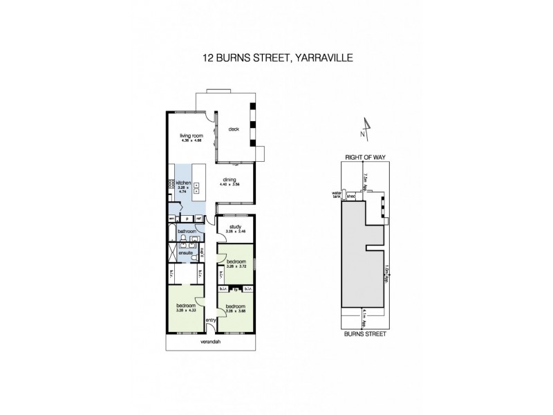 12 Burns Street, Yarraville VIC 3013 Floorplan