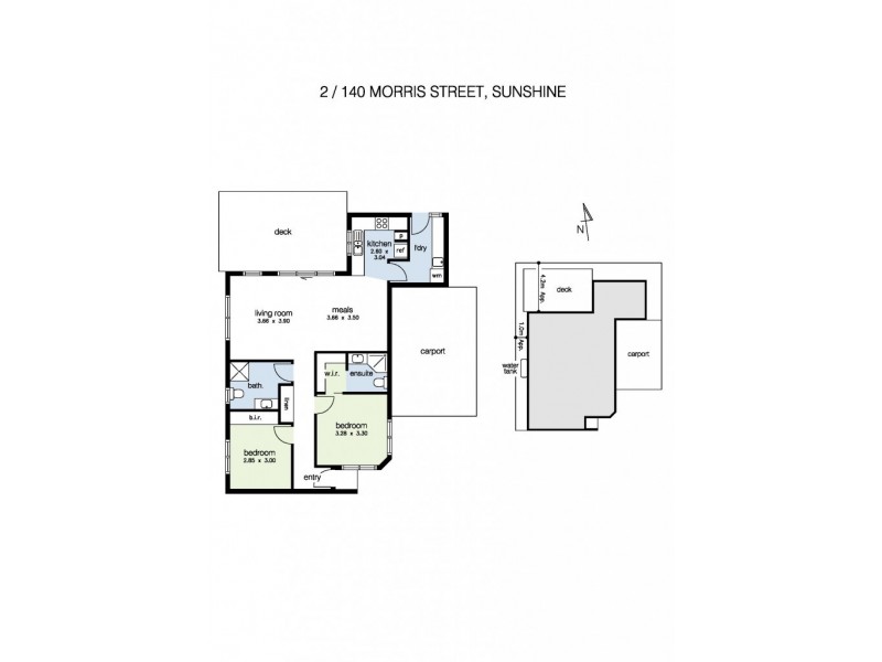 2/140 Morris Street, Sunshine VIC 3020 Floorplan