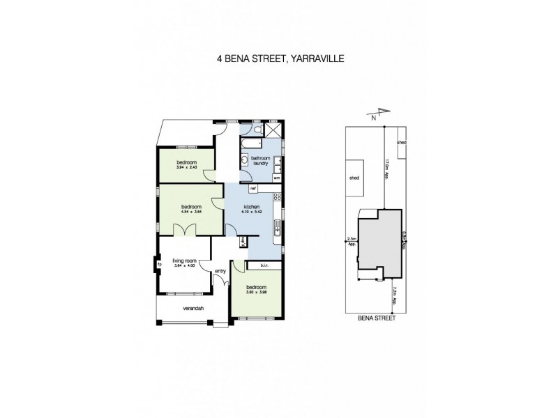 4 Bena Street, Yarraville VIC 3013 Floorplan