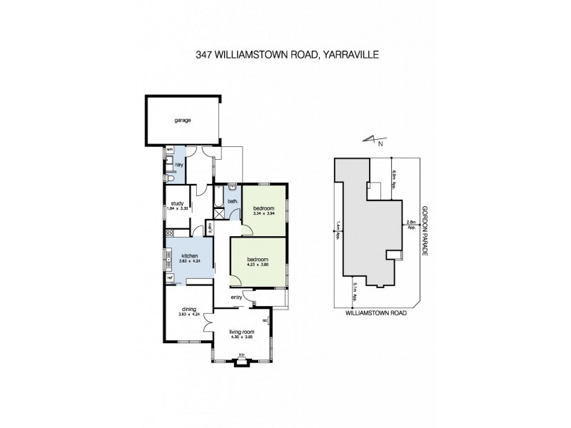 347 Williamstown Road, Yarraville VIC 3013 Floorplan