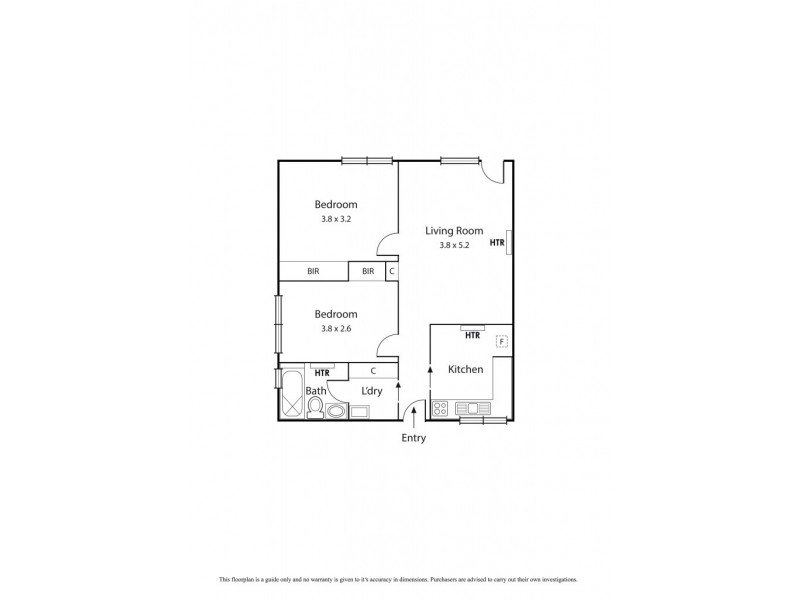 13/49 Haines Street, North Melbourne VIC 3051 Floorplan