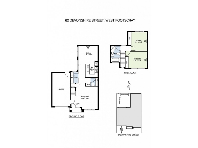 62 Devonshire Street, West Footscray VIC 3012 Floorplan