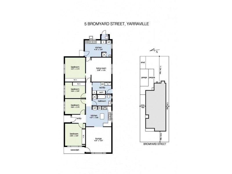 5 Bromyard Street, Yarraville VIC 3013 Floorplan