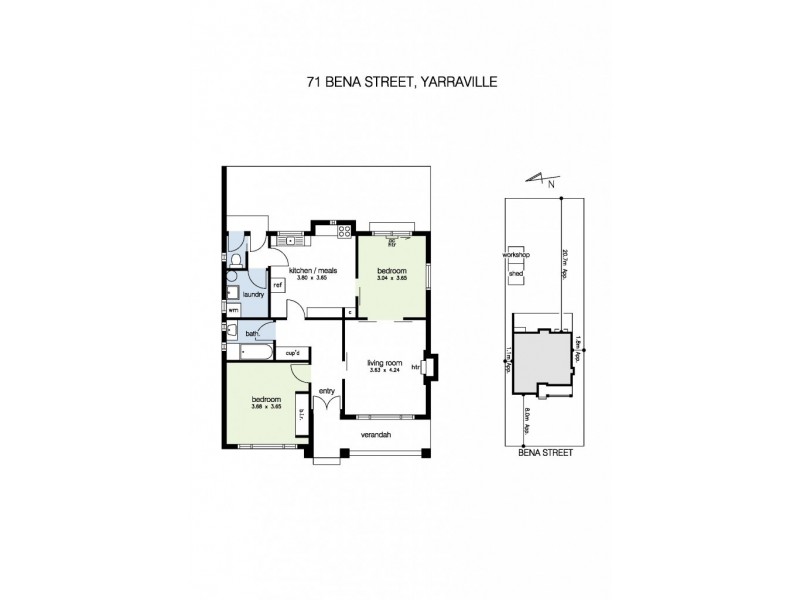 71 Bena Street, Yarraville VIC 3013 Floorplan