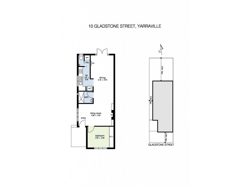 10 Gladstone Street, Yarraville VIC 3013 Floorplan