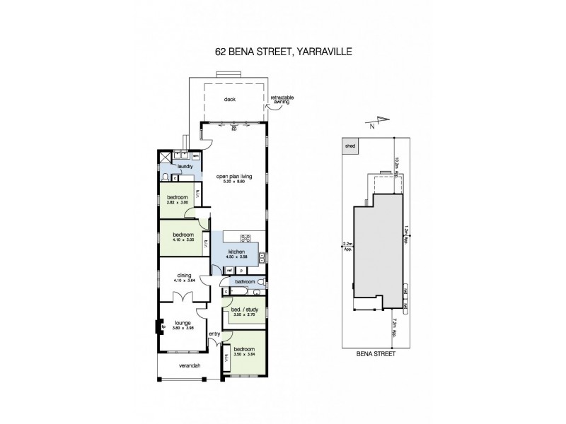 62 Bena Street, Yarraville VIC 3013 Floorplan