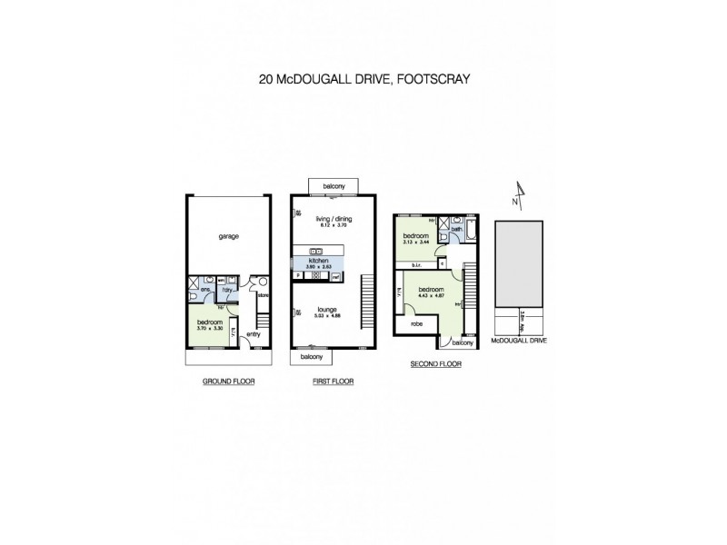 20 McDougall Drive, Footscray VIC 3011 Floorplan
