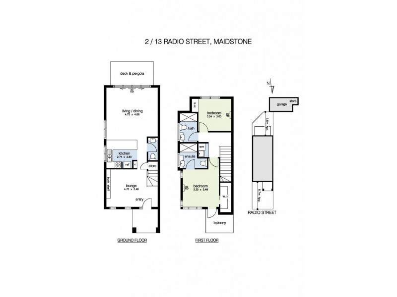 2/13 Radio Street, Maidstone VIC 3012 Floorplan
