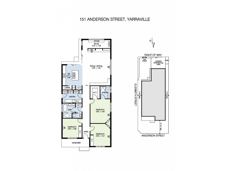 151 Anderson Street, Yarraville VIC 3013 Floorplan