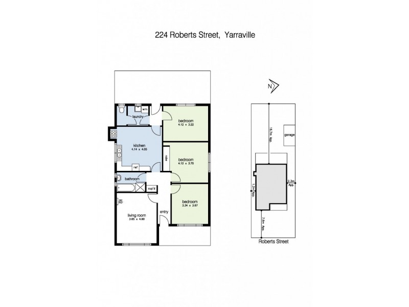 224 Roberts Street, Yarraville VIC 3013 Floorplan