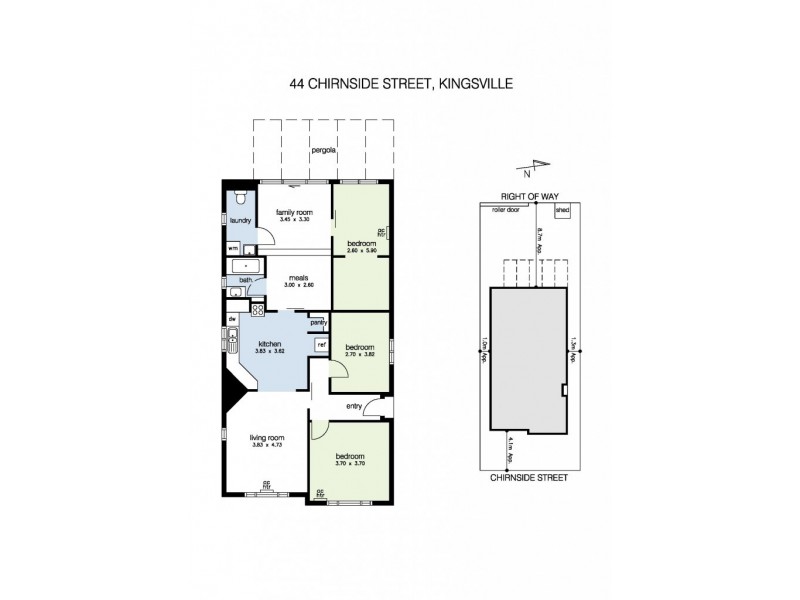 44 Chirnside Street, Kingsville VIC 3012 Floorplan