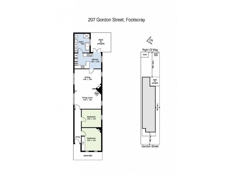 207 Gordon Street, Footscray VIC 3011 Floorplan
