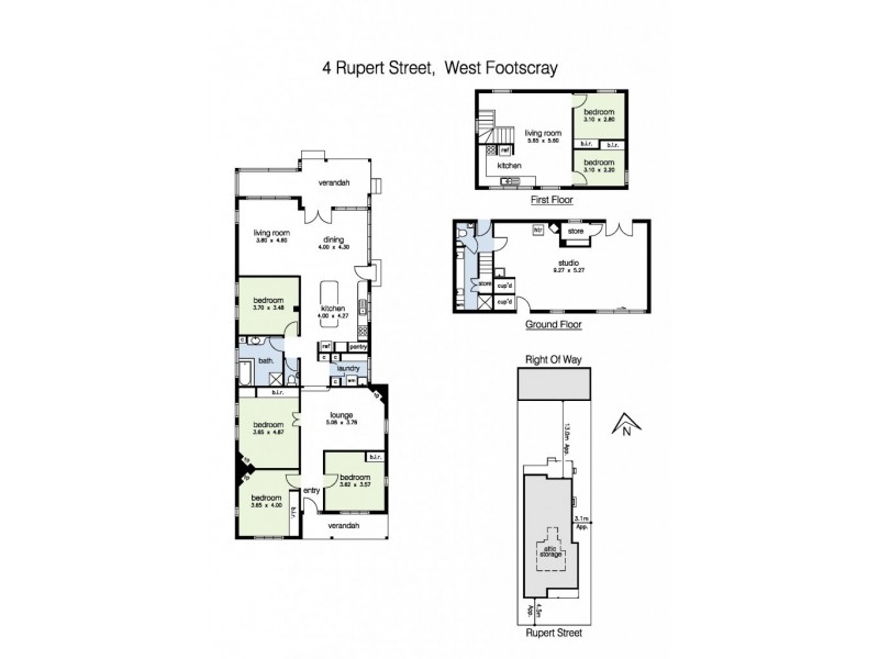 4 Rupert Street, West Footscray VIC 3012 Floorplan