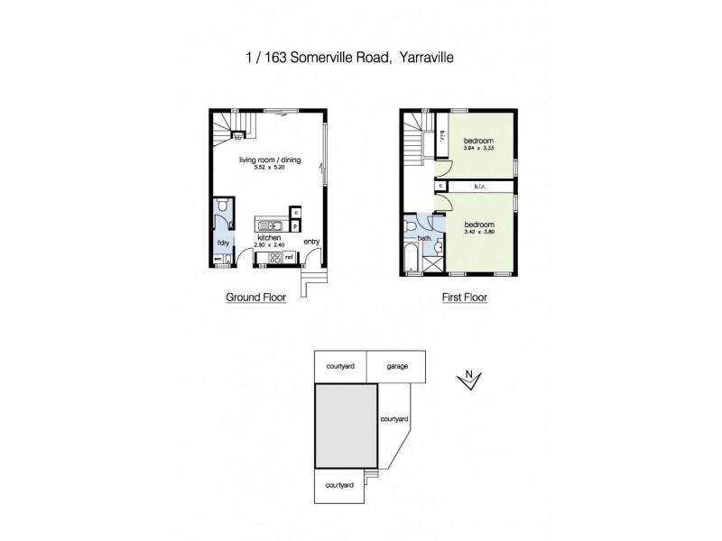 1/163 Somerville Road, Yarraville VIC 3013 Floorplan