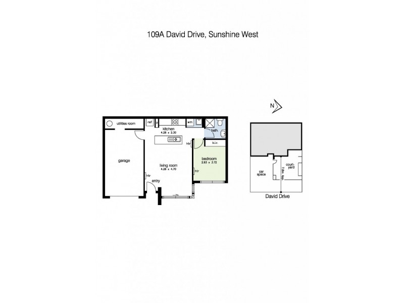109A David Drive, Sunshine West VIC 3020 Floorplan
