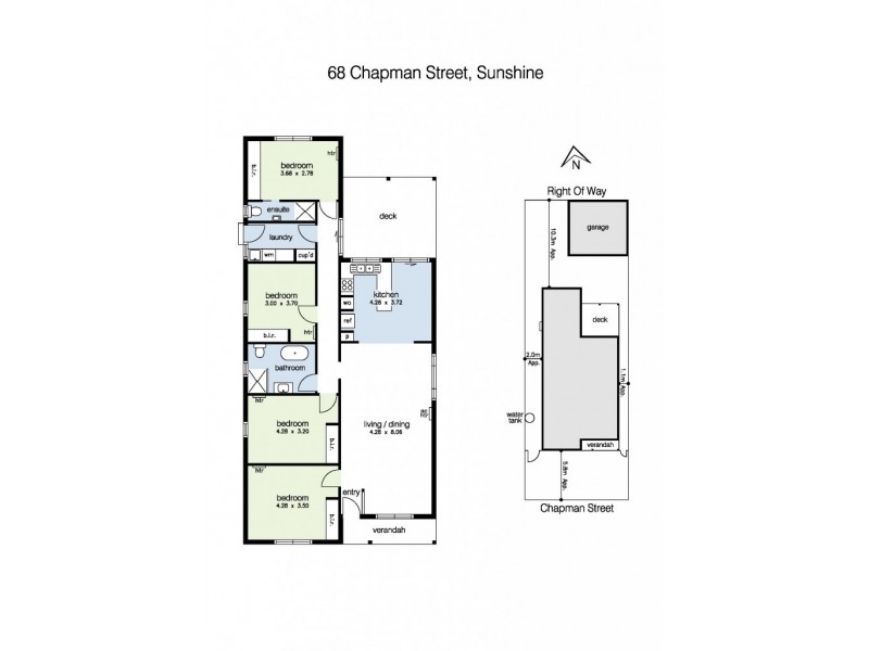68 Chapman Street, Sunshine VIC 3020 Floorplan