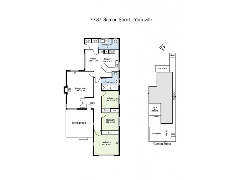 7/87 Gamon Street, Yarraville VIC 3013 Floorplan