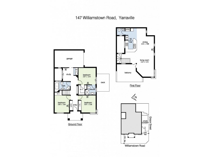 147 Williamstown Road, Yarraville VIC 3013 Floorplan