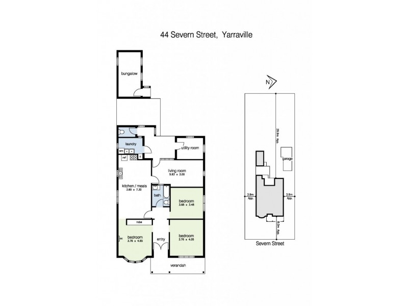 44 Severn Street, Yarraville VIC 3013 Floorplan