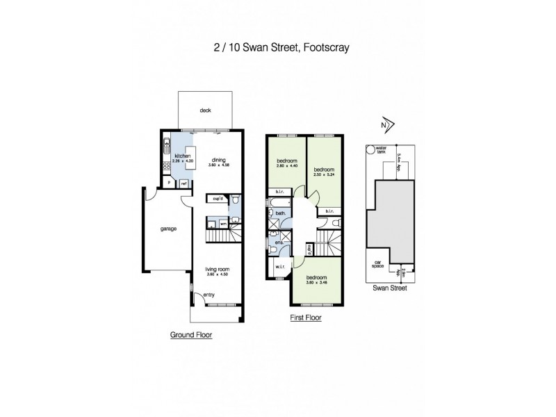 2/10 Swan Street, Footscray VIC 3011 Floorplan