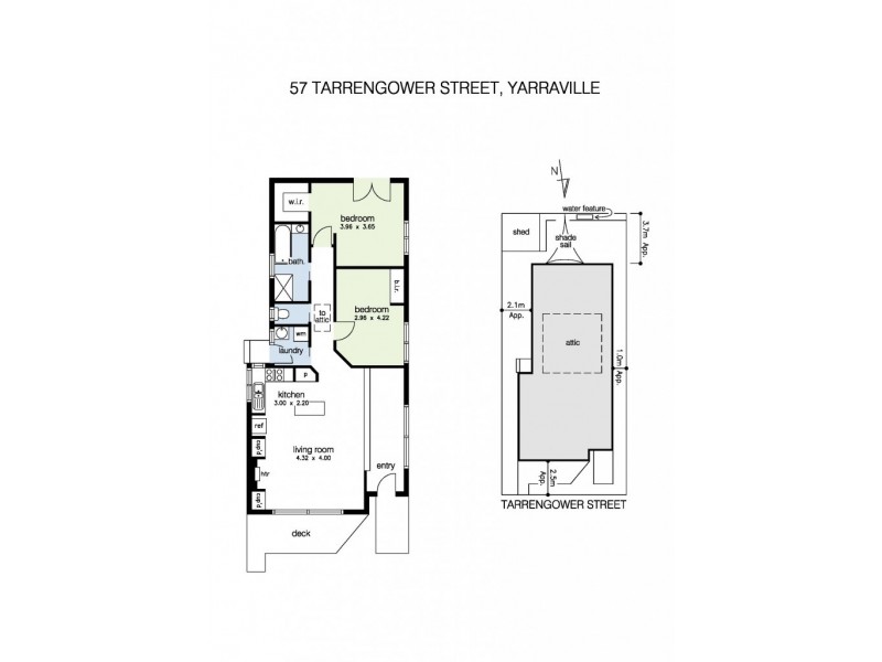 57 Tarrengower Street, Yarraville VIC 3013 Floorplan