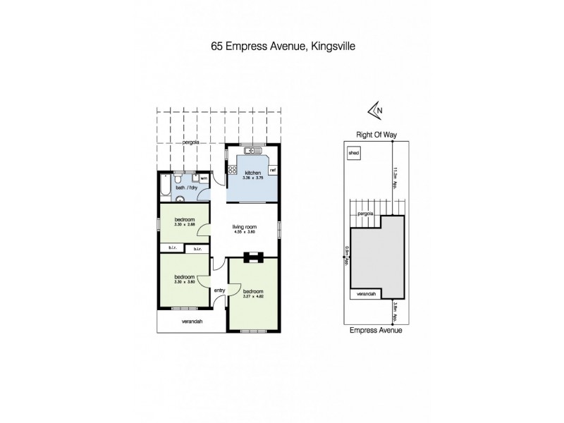65 Empress Avenue, Kingsville VIC 3012 Floorplan