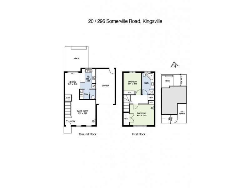 20/296 Somerville Road, Kingsville VIC 3012 Floorplan