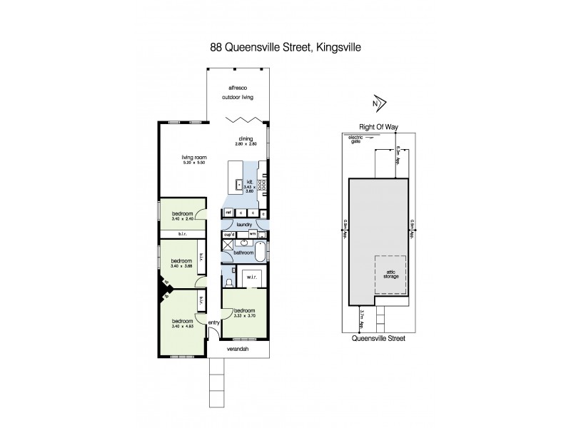 88 Queensville Street, Kingsville VIC 3012 Floorplan