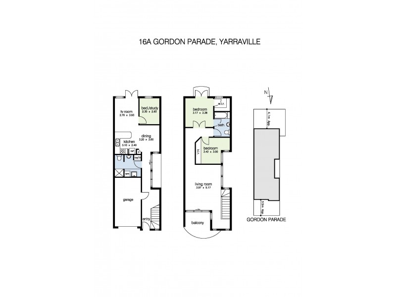 16A Gordon Parade, Yarraville VIC 3013 Floorplan