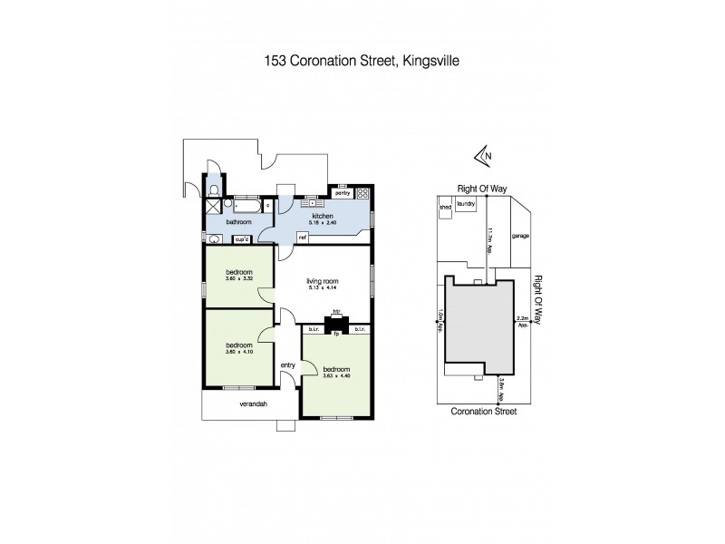 153 Coronation Street, Kingsville VIC 3012 Floorplan